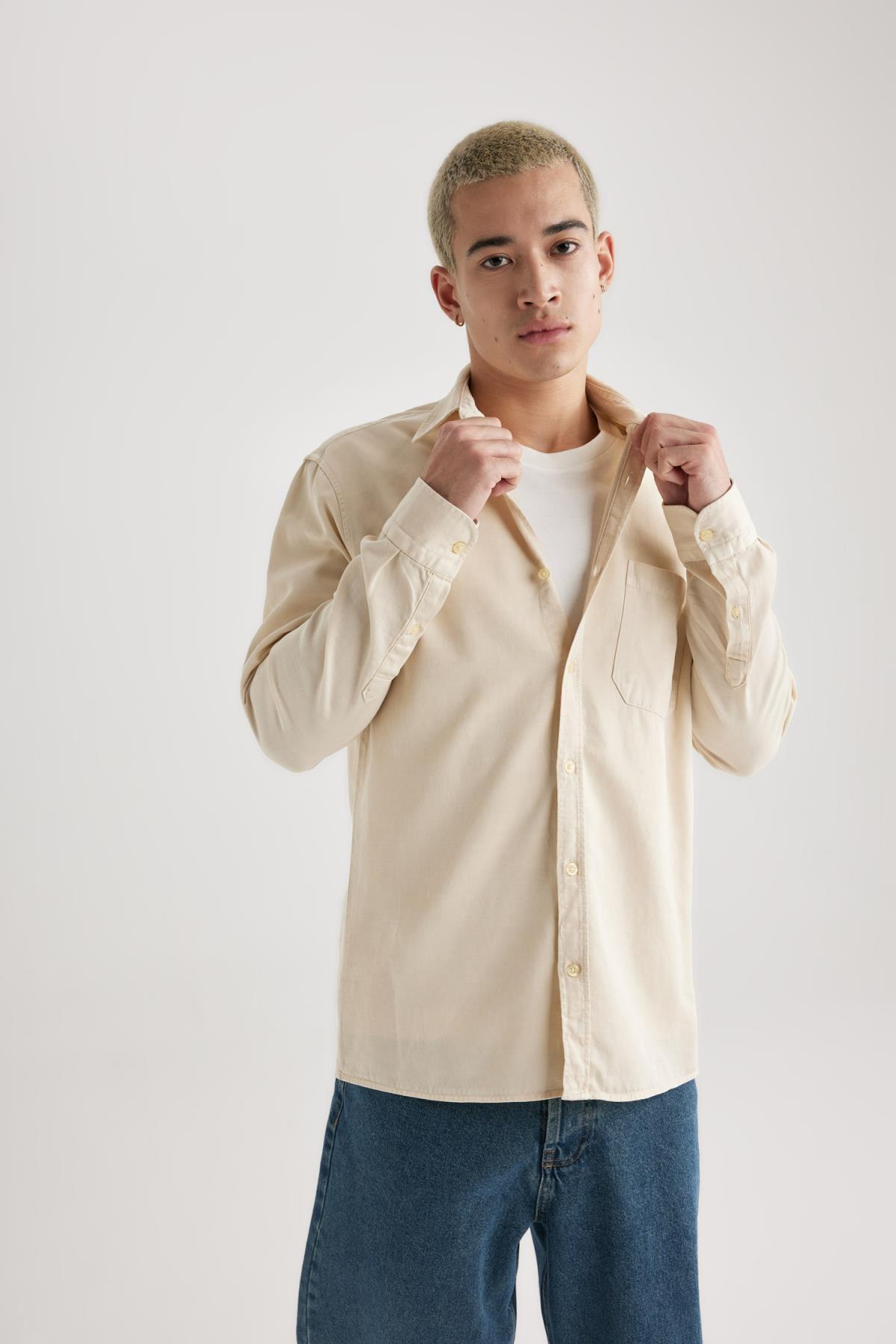 پیراهن مردانه دفاکتو | B4140AX24SP Defacto - Image 6