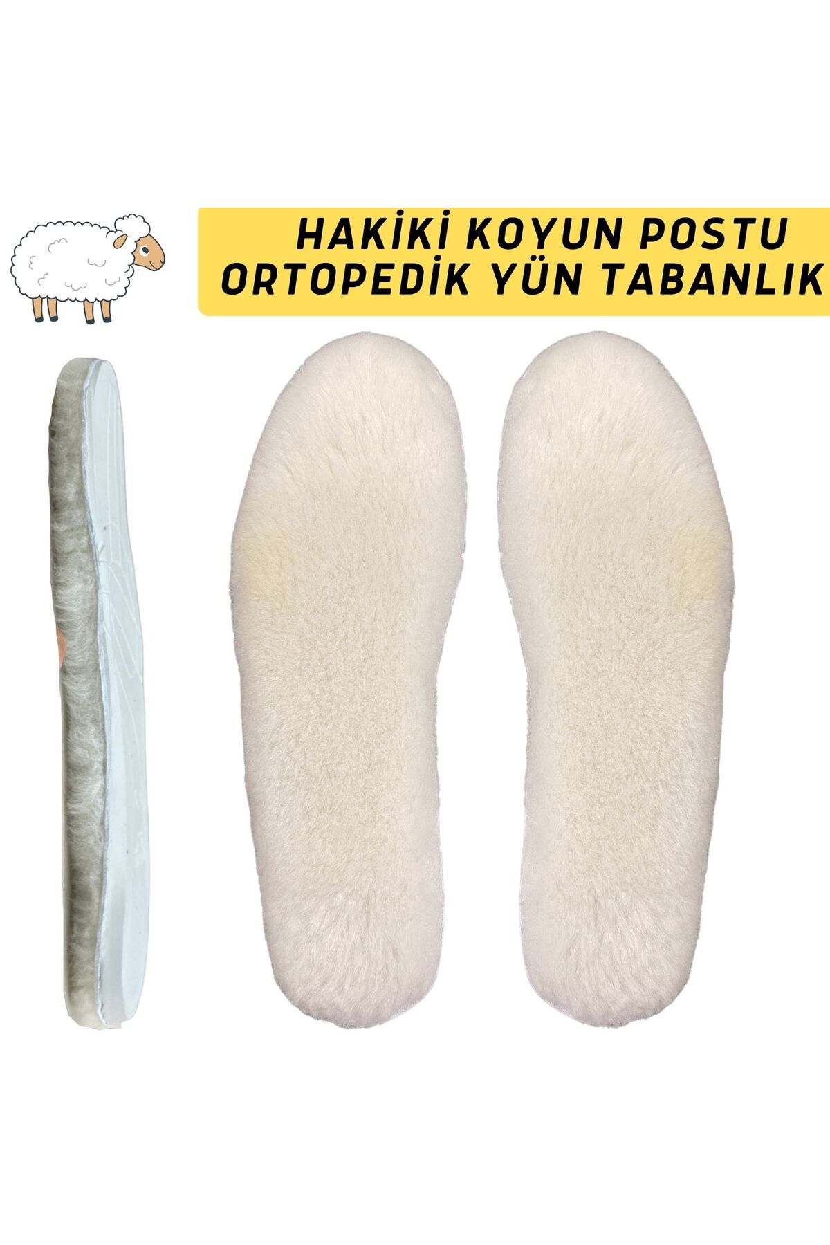 %100 Yün Comfort Ayakkabı Tabanlığı 3