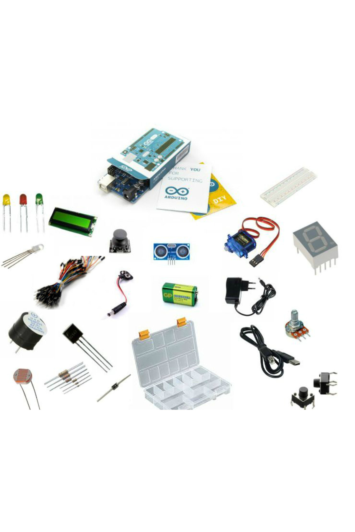 Arduino set. Arduino набор интернет вещей.