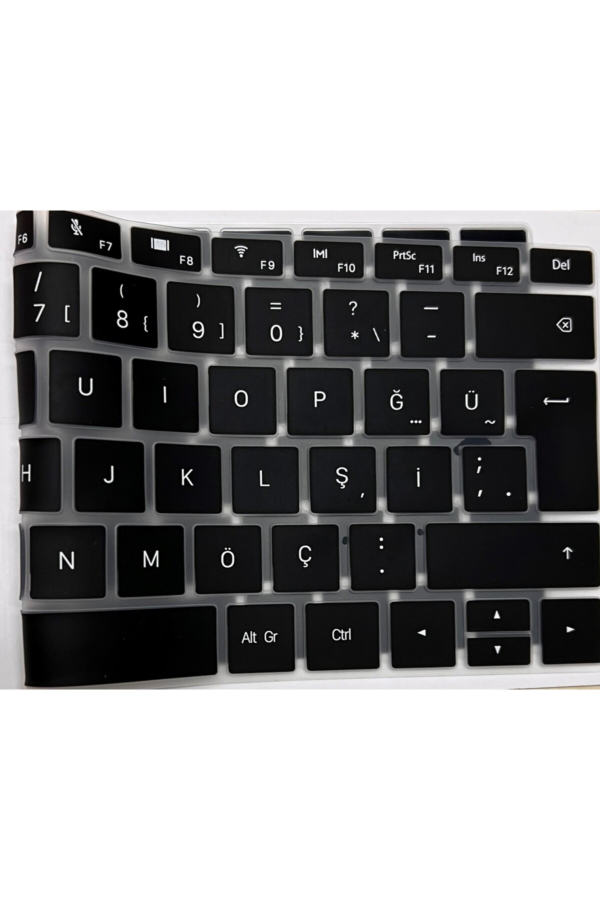 Huawei Matebook 13 2020 Türkçe Q Silikon Klavye Koruyucu Hn-w19r / Wrt-w19 2