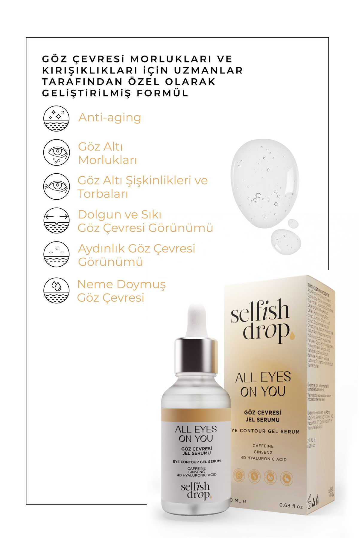 سرم چشم   Selfish Drop | TYC2OE00ON170445853267648 اورجینال - تصویر 2