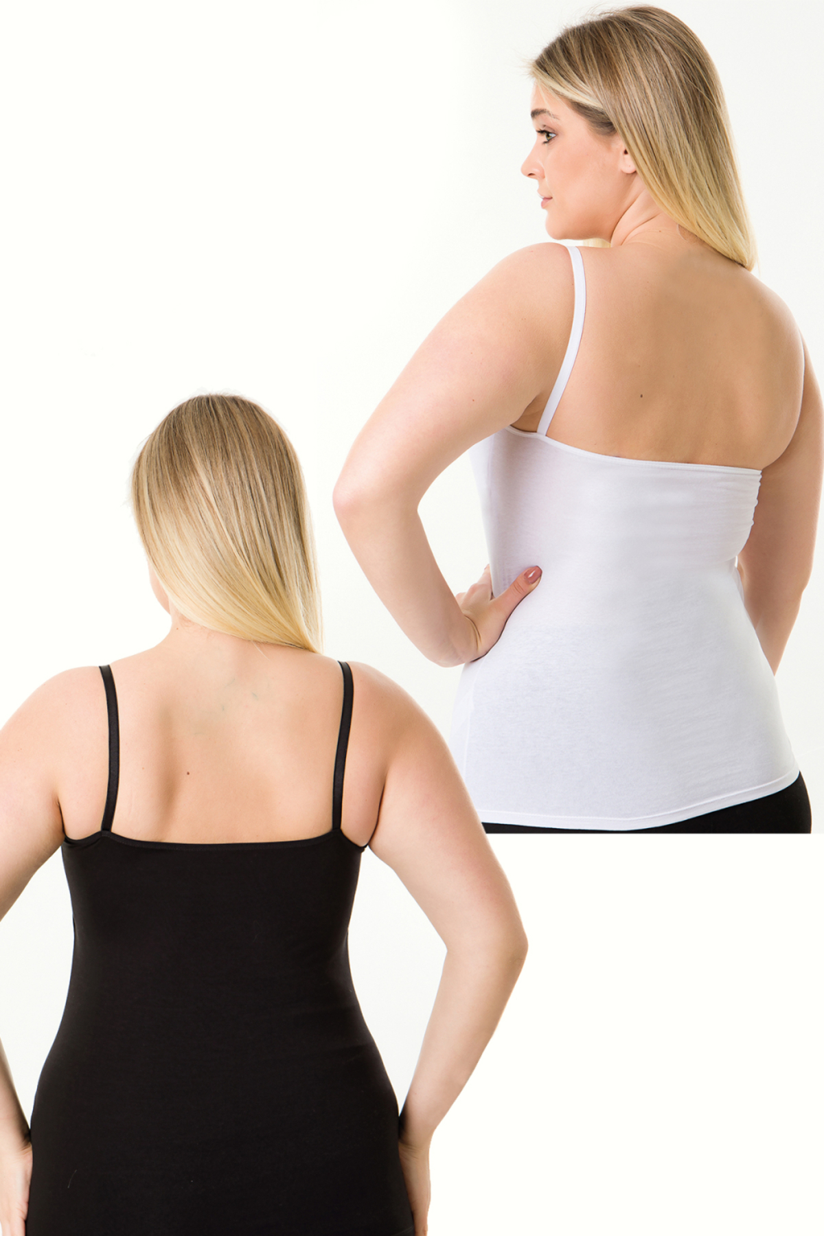 MS HAMİLE İÇ GİYİM 2 Li Kapsız Emzirme Atleti Hg0035 Siyah Beyaz fotoğrafı 3 (önizleme)