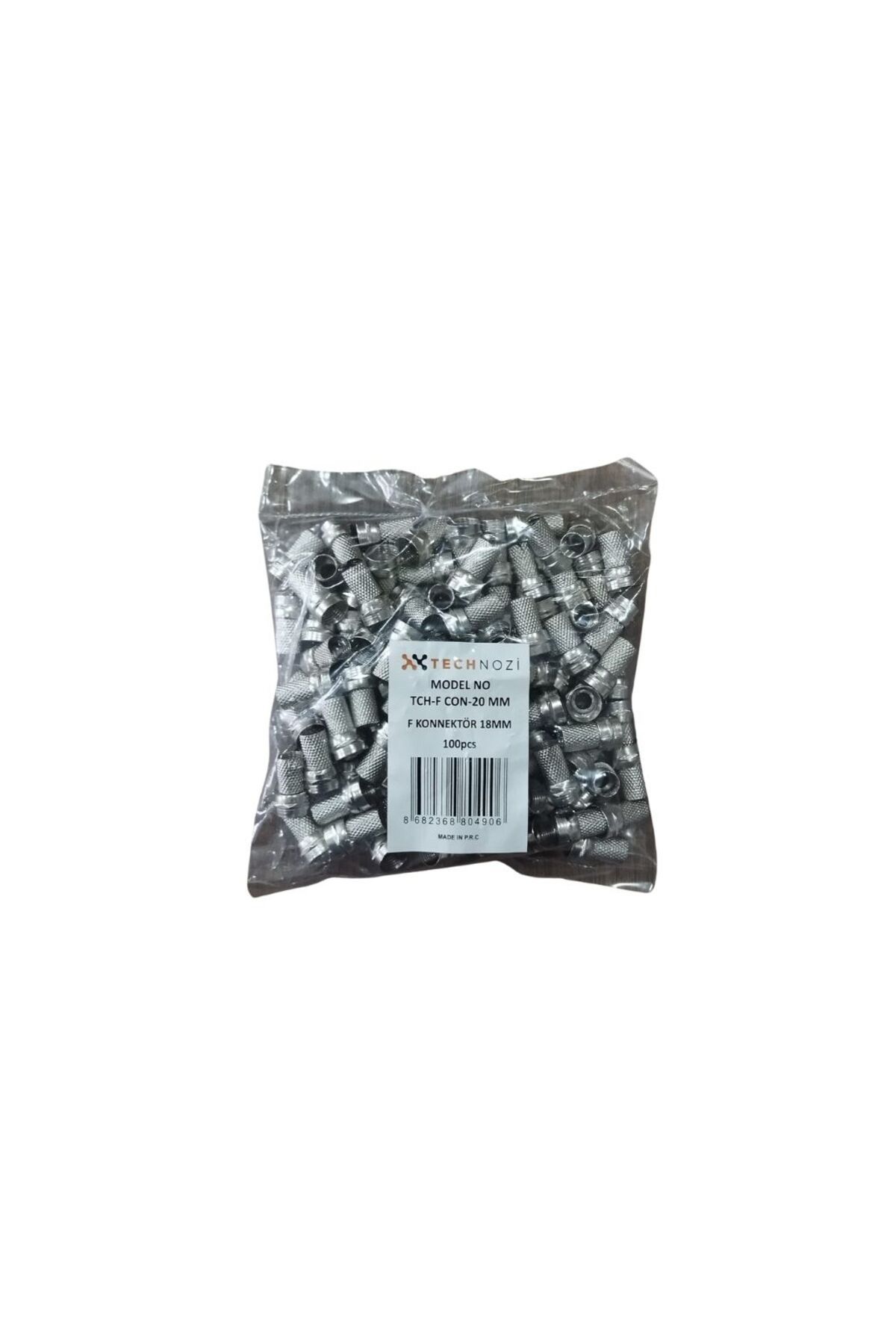 F Konnektör 18mm (100Adet)