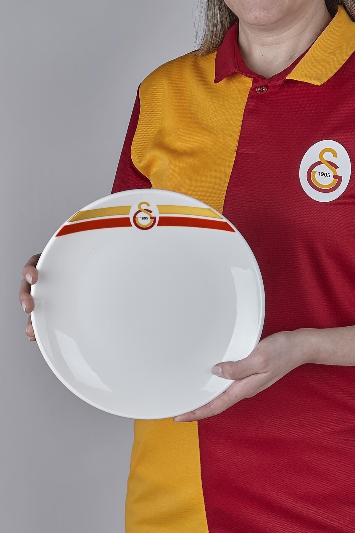 Galatasaray Temalı Sarı Kırmızı Lisanslı Parti Tabağı