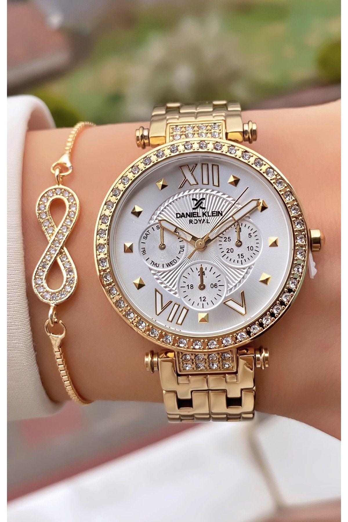 Daniel klein chain watches discount