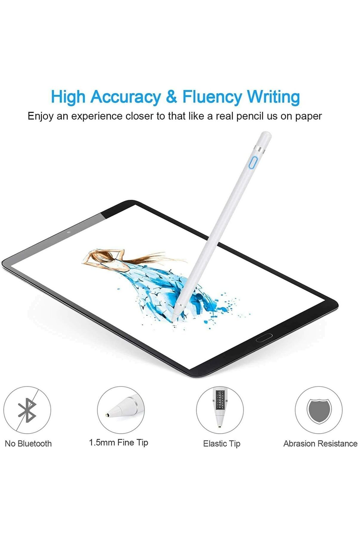 TEKNETSTORE-قلم رسم وتصميم متوافق مع Samsung Galaxy Tab A9 / A9 PLUS SM-X110/X210 2