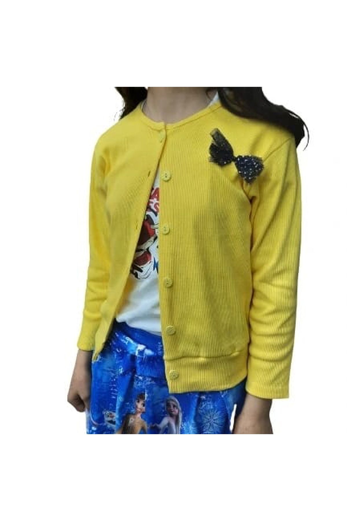 Childrens yellow cardigan on sale