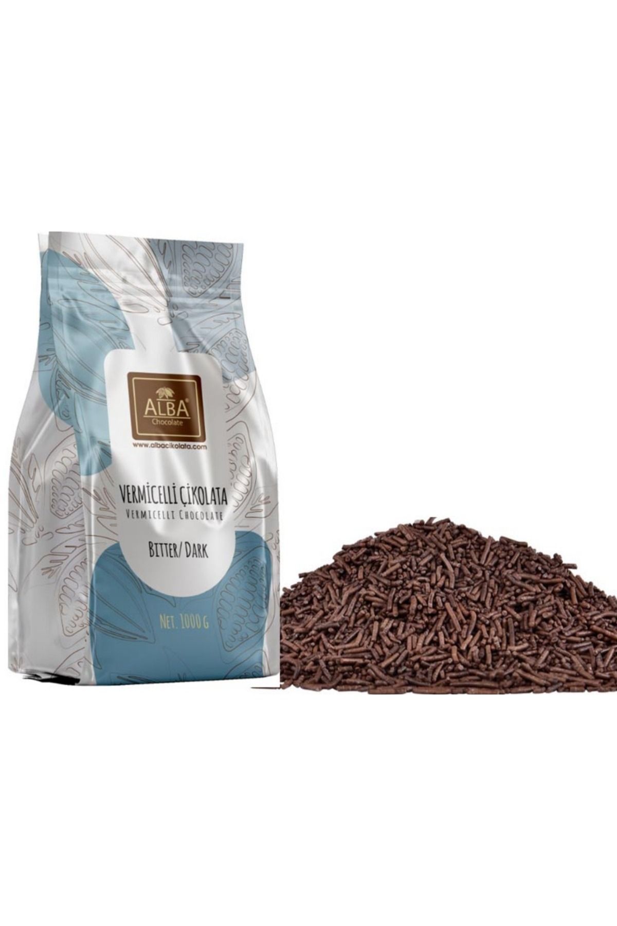 Alba Bitter Vermicelli Çikolata 1kg