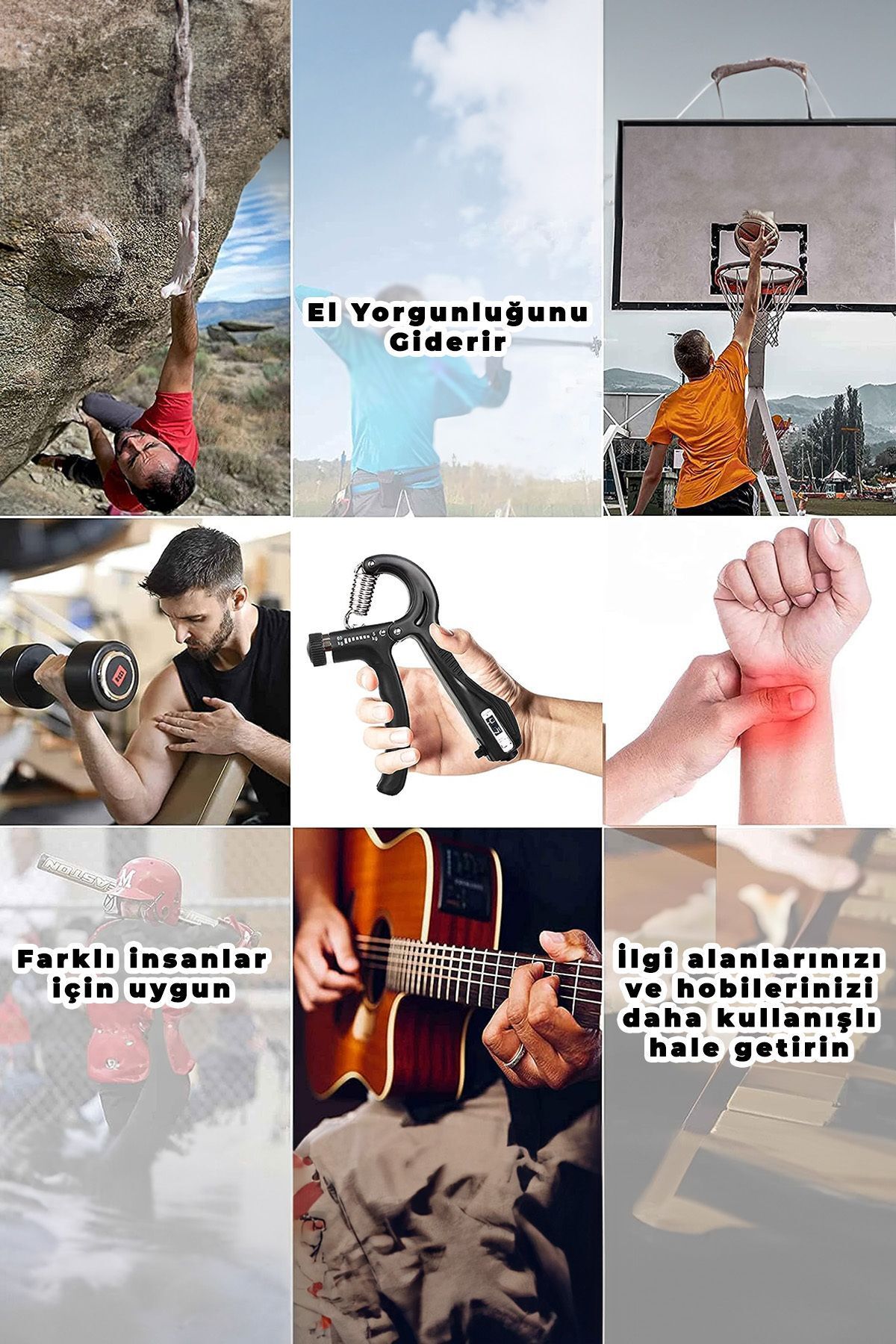 Factorial-Carpal Resistance Wrist Front Arm Strengthening Tool Muscle Building Exercise Hand Spring Exercise with Counter 2pcs 8