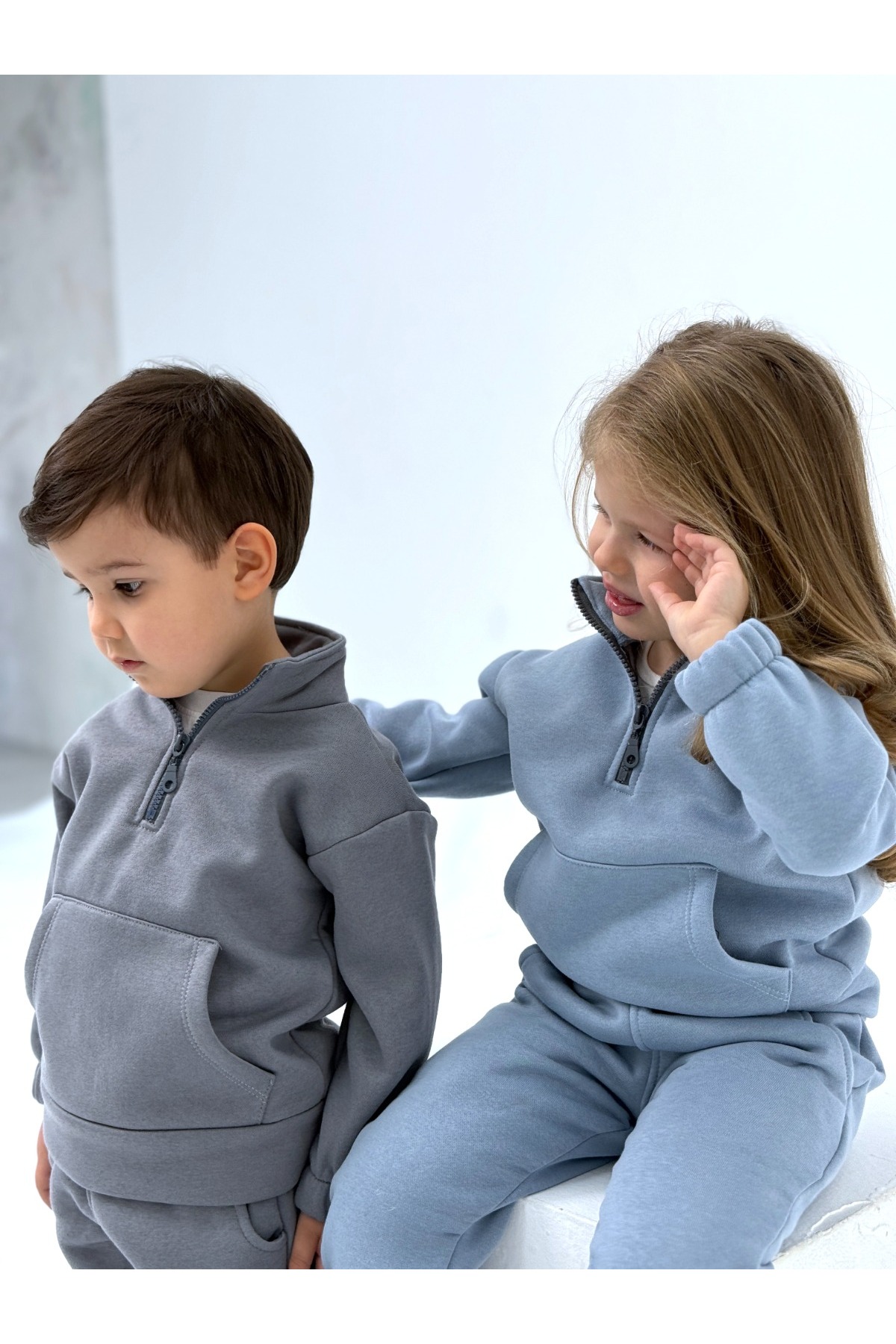 ست نوزادی پسرانه – دخترانه آبی EYC BABY | TYCPUDFNCN170437272035559 اورجینال - تصویر 3