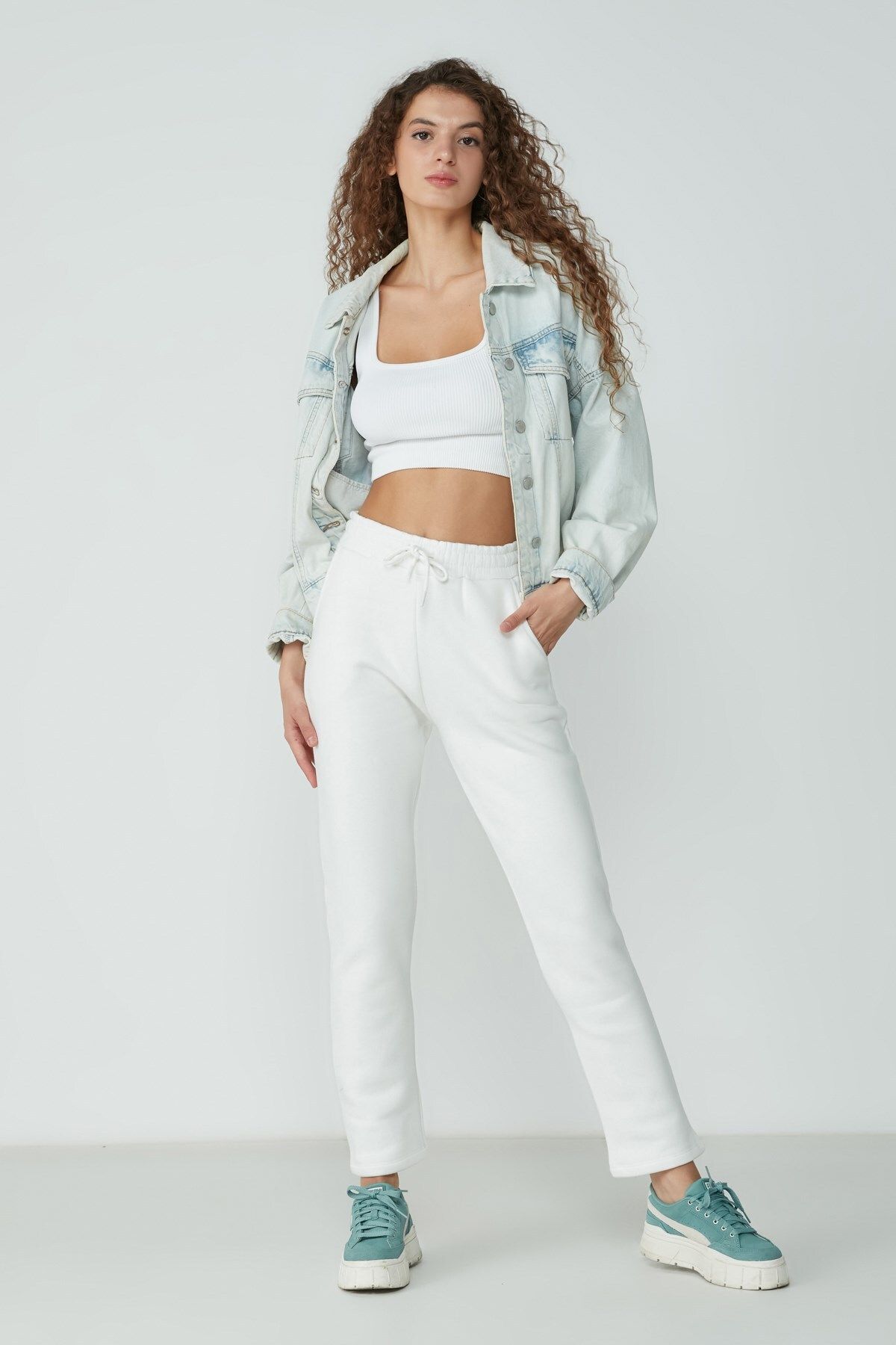 Women's thick fleece joggers sale