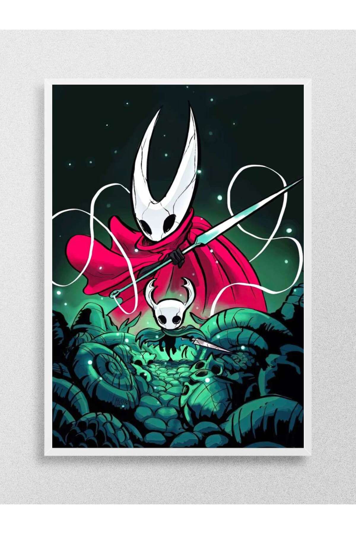 Mudi Store-Hollow Knight Anime Poster Unframed High Quality Anime Wall Poster 1