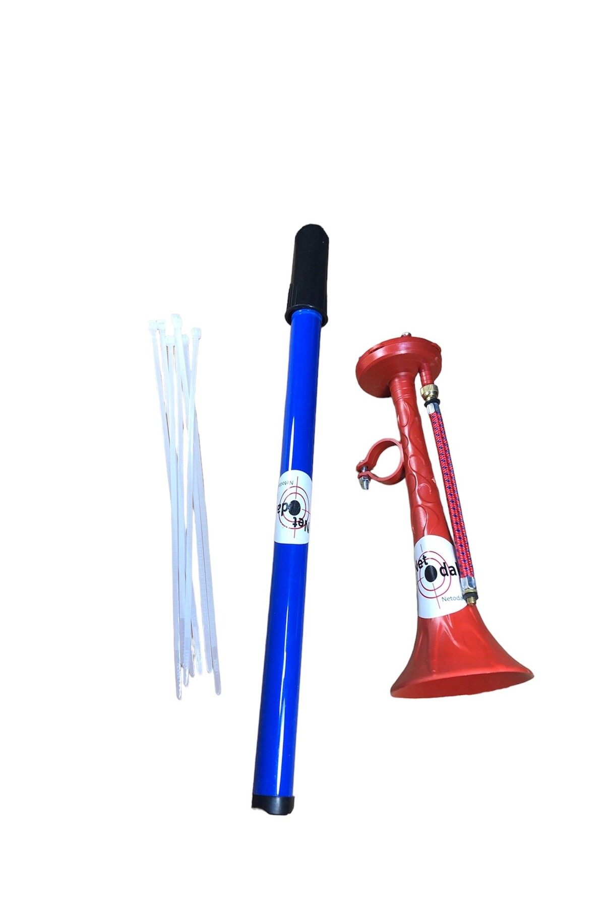 High Decibel Air Pump Bicycle Horn Air Truck Horn Blue