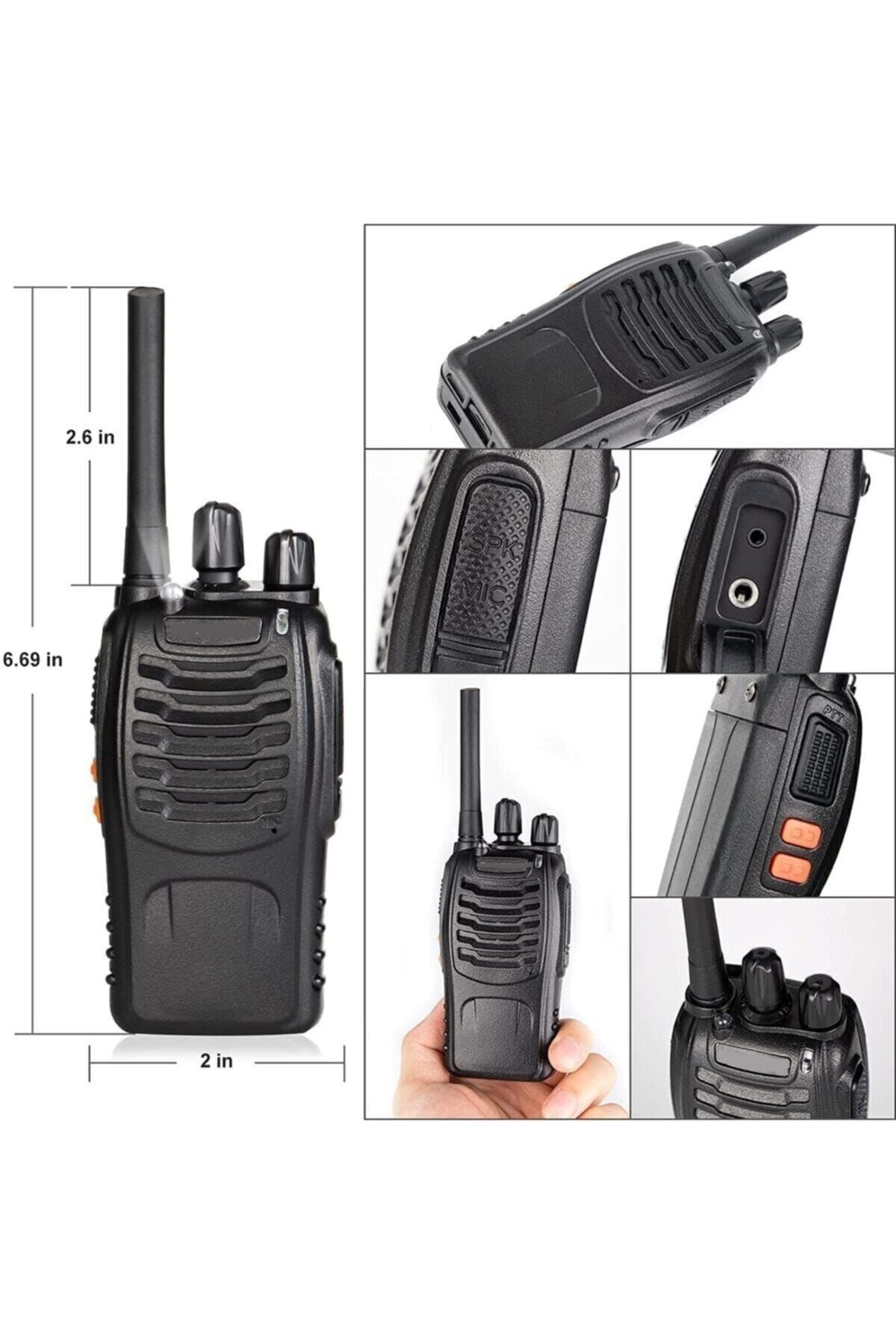 Baofeng 16 Adet Siyah Telsiz Set Takım Baofeng 2