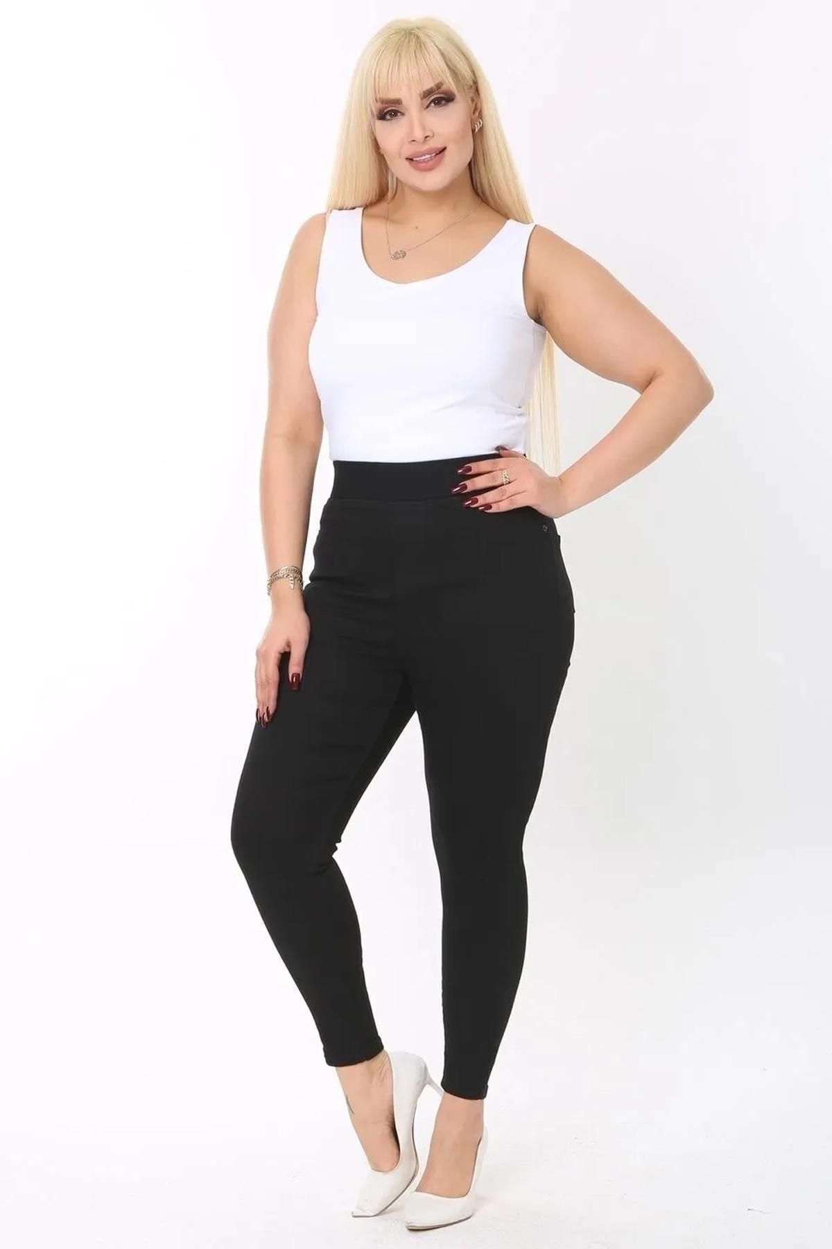 CEDY DENIM Leggings Black Normal Waist Trendyol