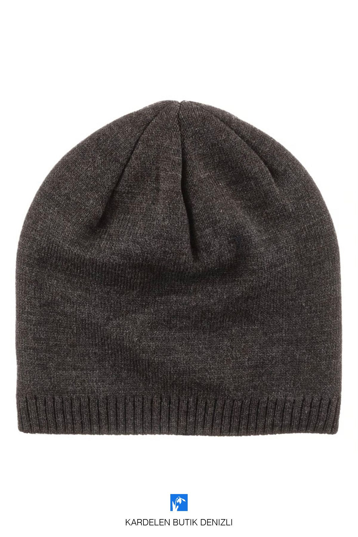 Kardelen Butik Denizli-Plain, Simple, Soft And Thin, Elastic Thermal Beanie (For Women And Men) 2