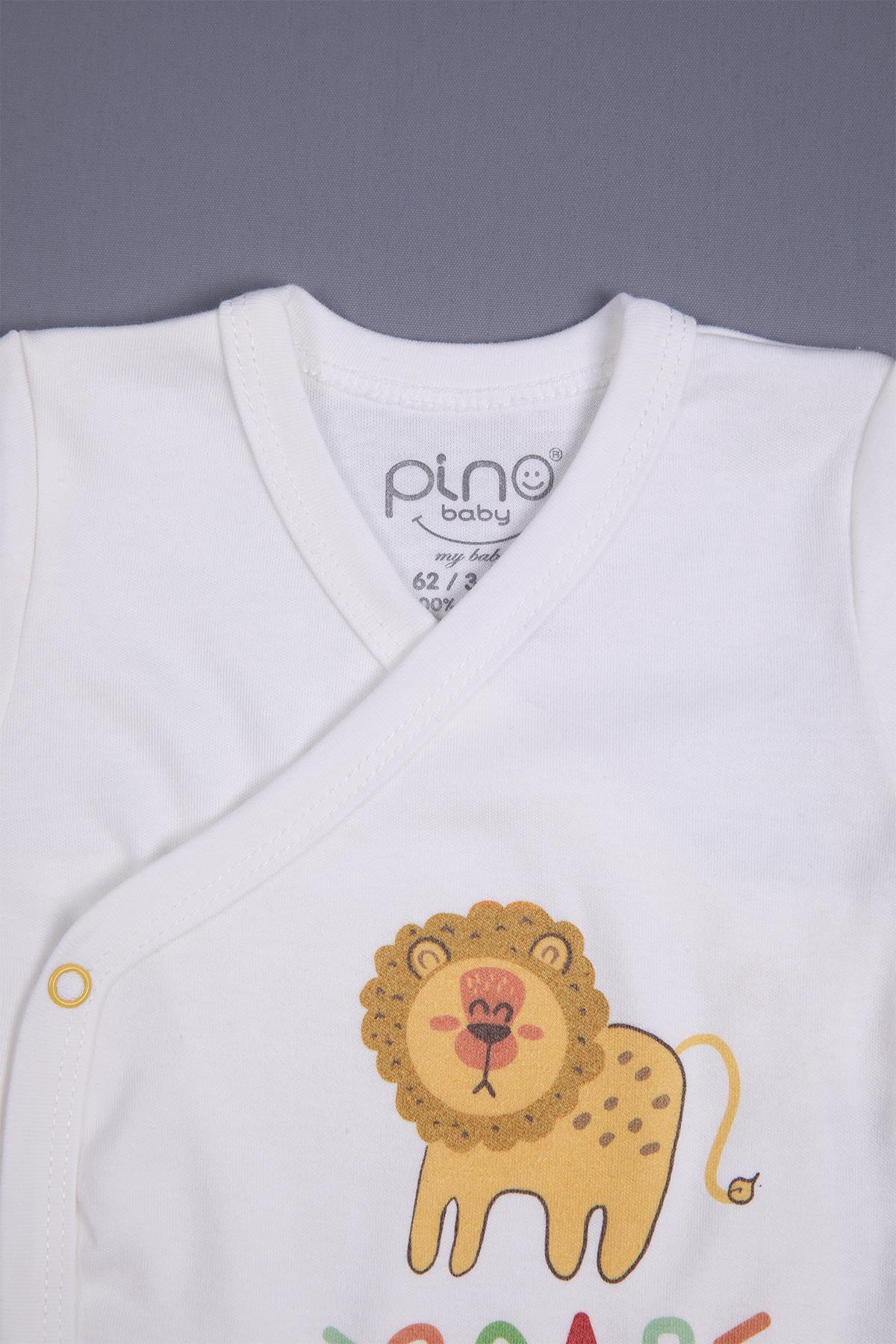 بادی نوزادی پسرانه – دخترانه زرد Babyhola | 34951 اورجینال - تصویر 4