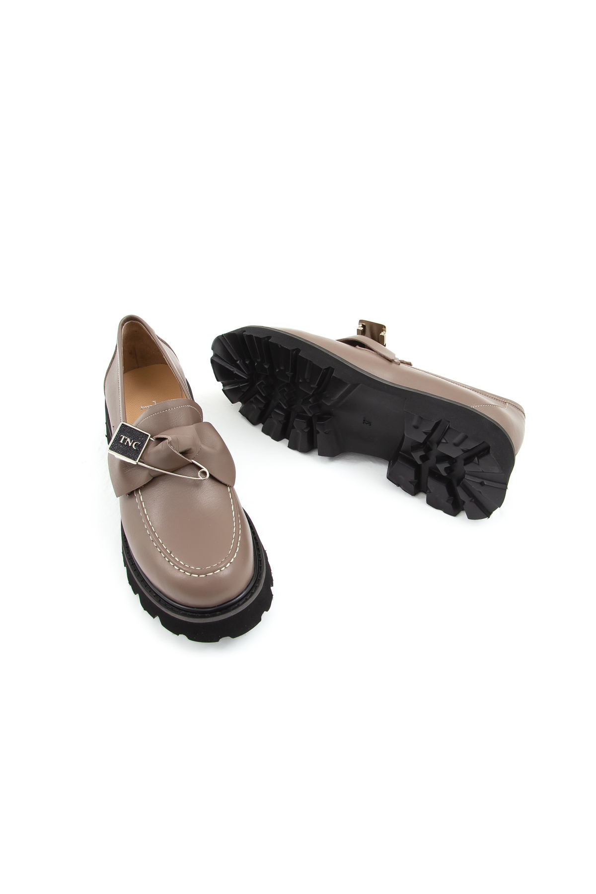 لوفر زنانه قهوه ای تامر تانجا | 33 1004 BN AYK SK22/23 اورجینال - تصویر 8