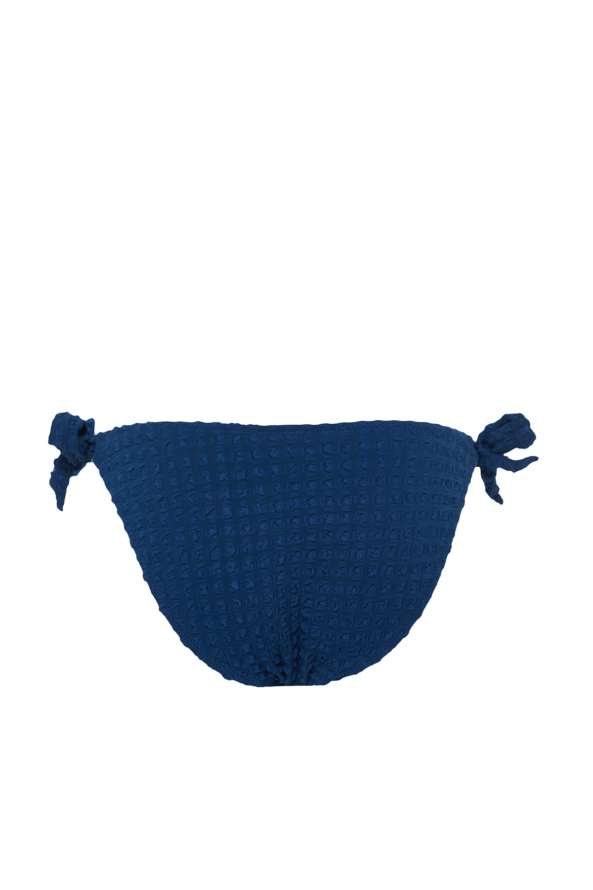 Trendyol Collection-Partea de jos de bikini obișnuită cu volane albastru marin TBESS22BA0074 7