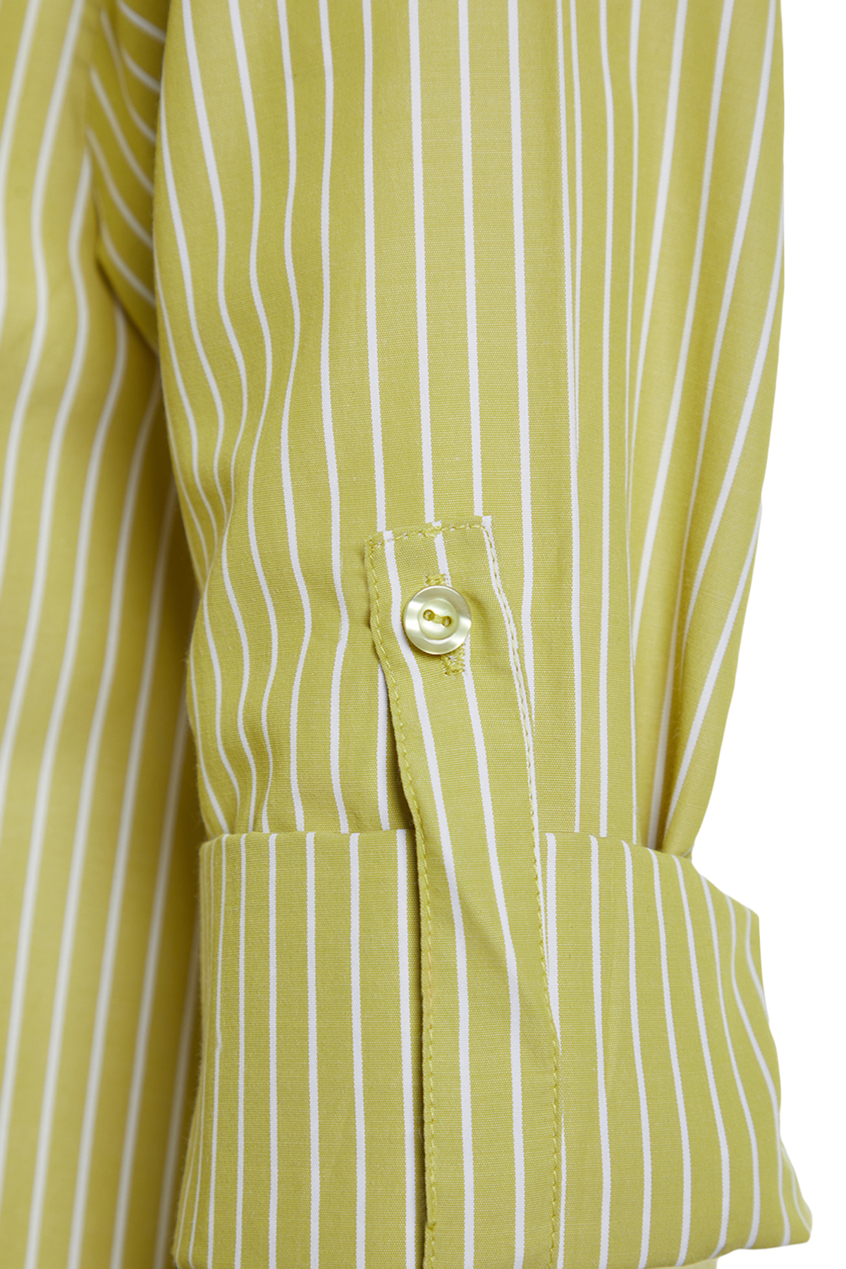 Trendyolmilla  Plaj Giyim Yeşil Çizgili Dokuma Maxi Gömlek TBESS22GO0664 - Görsel 8