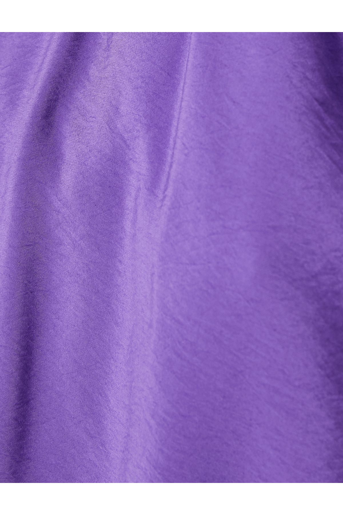 Koton-Satin Blouse Collar Detailed Long Sleeve 6