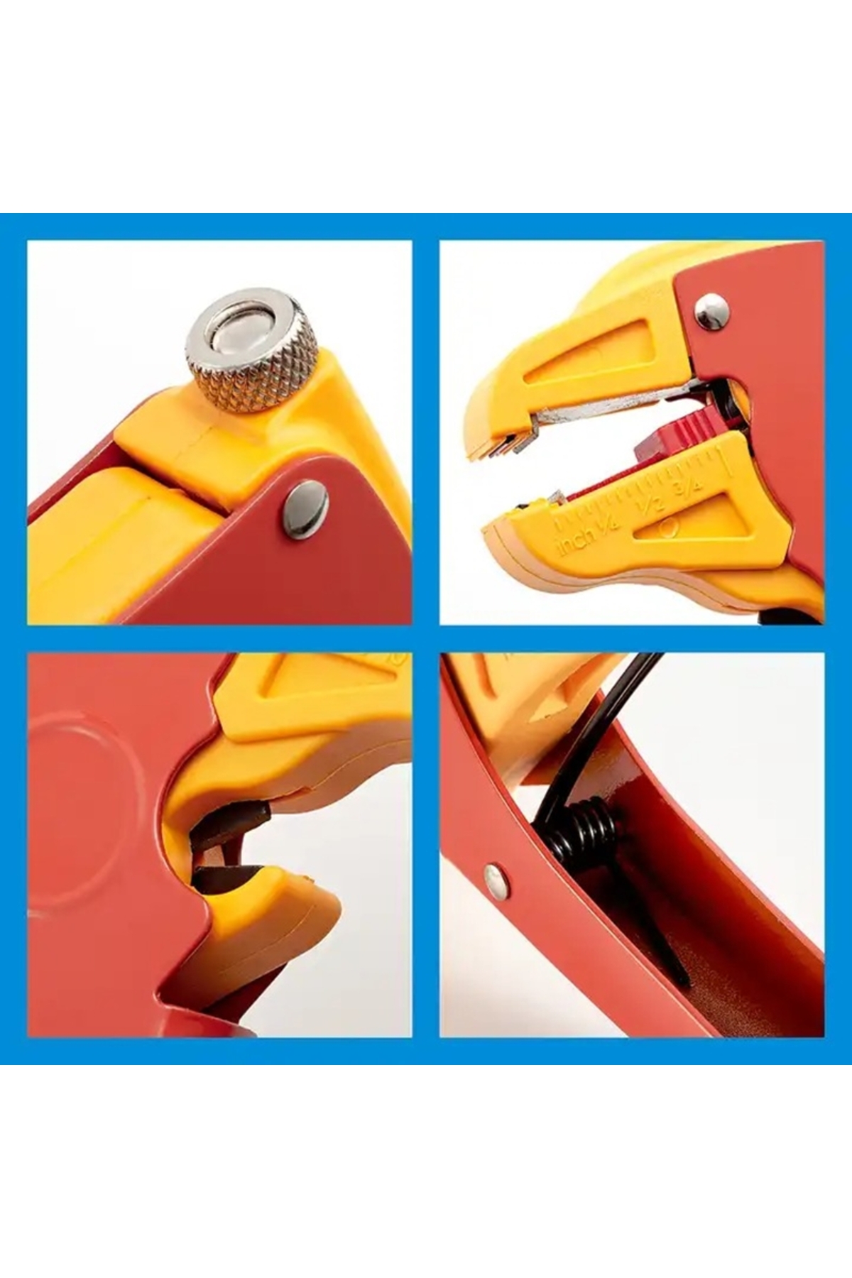 gaman 0.2-6 Mm Kablo Soyucu Kablo Soyma Pensesi Kablo Sıyırıcı Crimper Sıyırma Kesici Pense