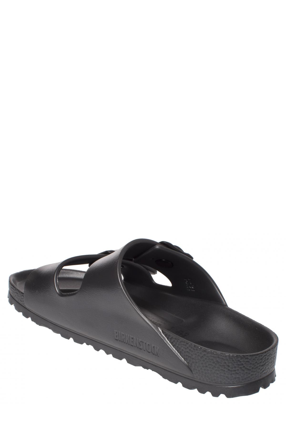 دمپایی بیرکن استاک زنانه چرم اصل مشکی  راسته      Beachwear | Birkenstock 354 ARIZONA-E-Z DE - تصویر 4