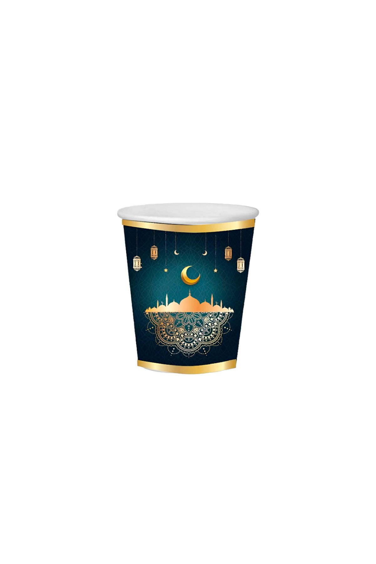 Yusuf Dirik YD Party Supplies Ramazan Temalı Karton Bardak 8 Adet