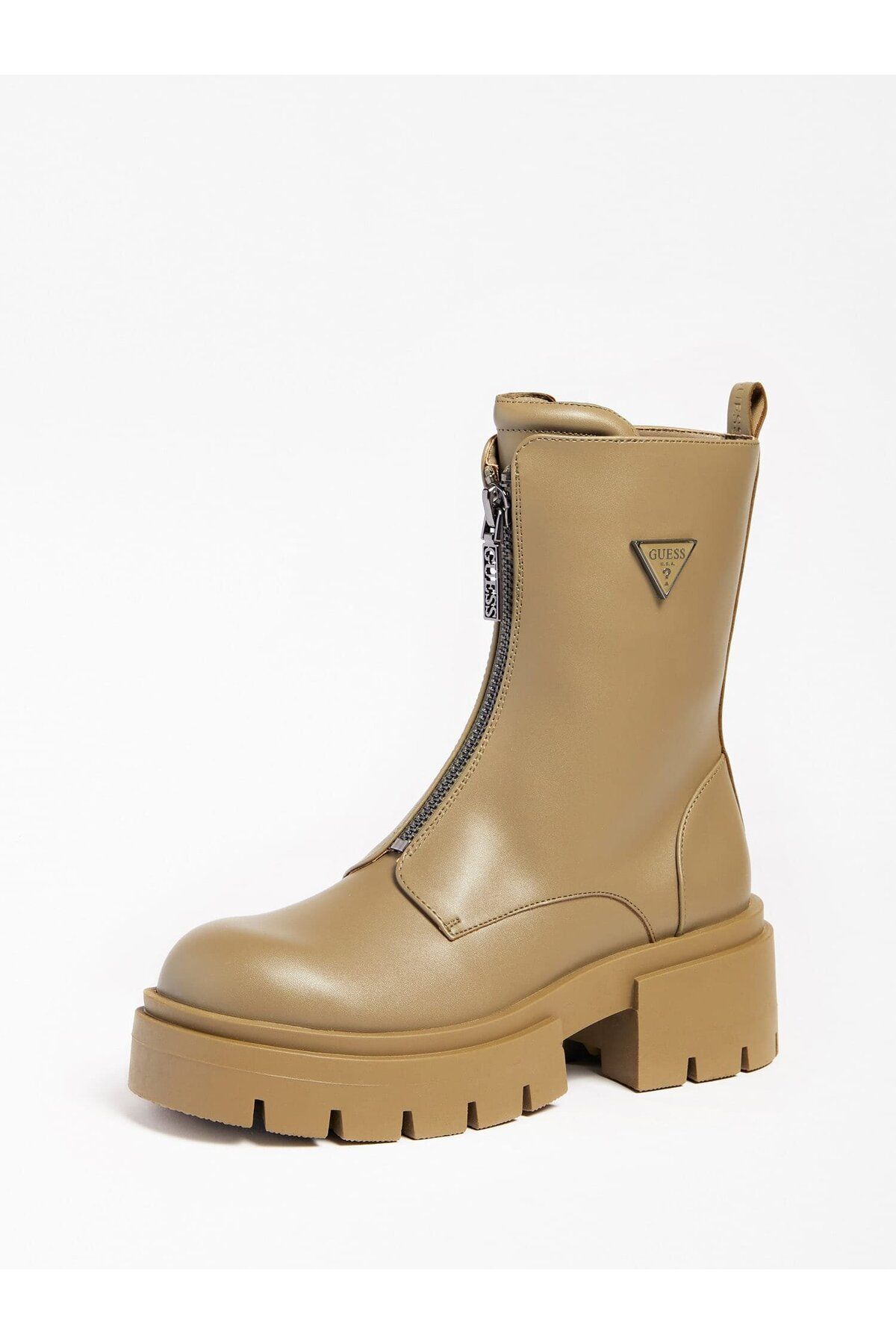 Guess Ankle Boots Green Flat Trendyol