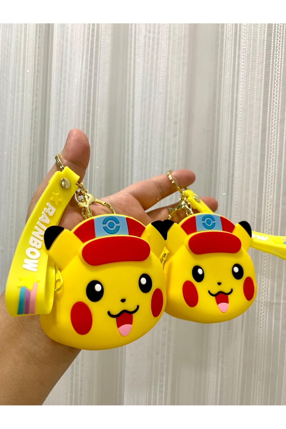 Meyra Accessories 1 Adetsevimli Silikon Popitli Mini Cüzdanlı Araba Çanta Süsü Anahtarlık fotoğrafı 4 (önizleme)