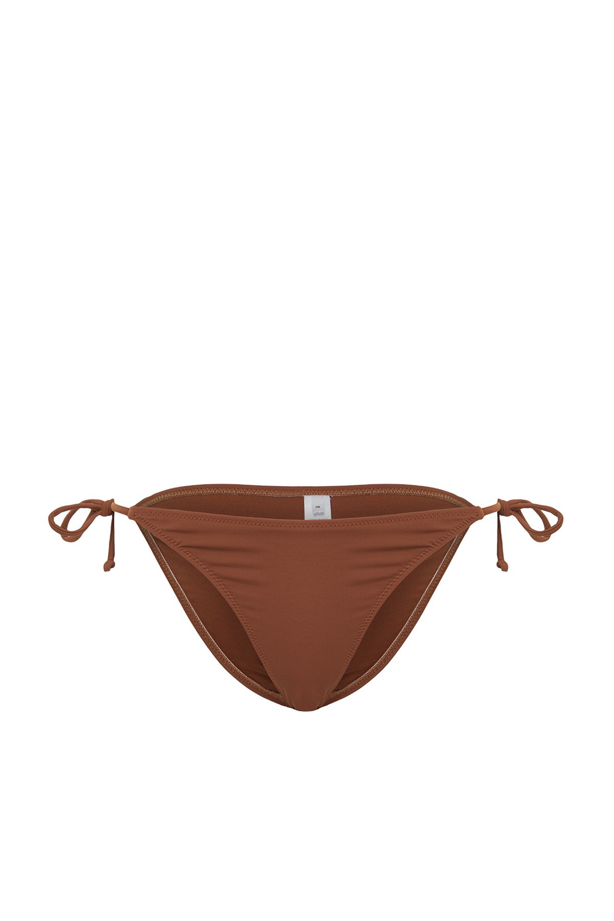 Trendyol Collection-Brazilian Brown Bikini Bottom - Tie-Up Tbess23Ba00052 6
