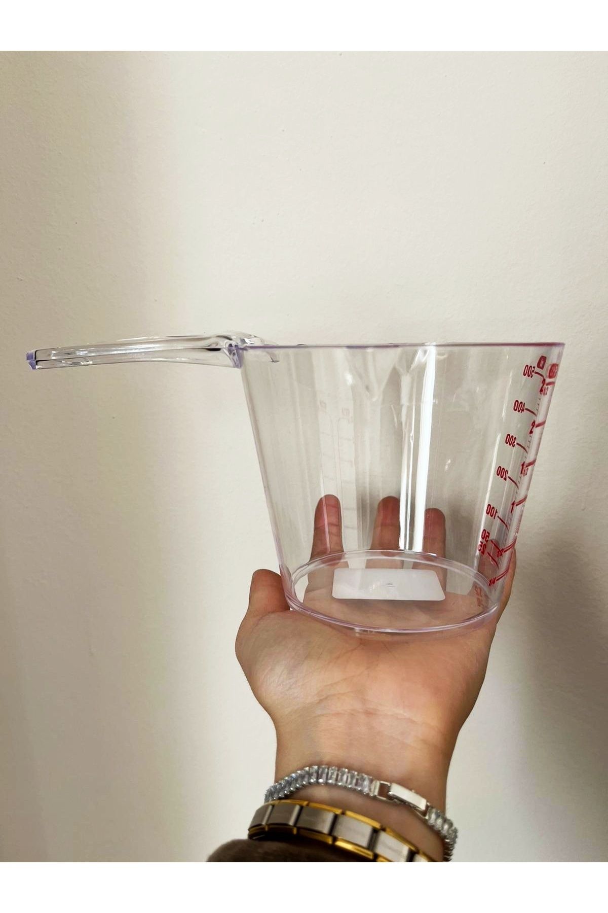 DİBA AVM-Transparent Measuring Cup with Handle and Scale 500 ml 1 PC 4