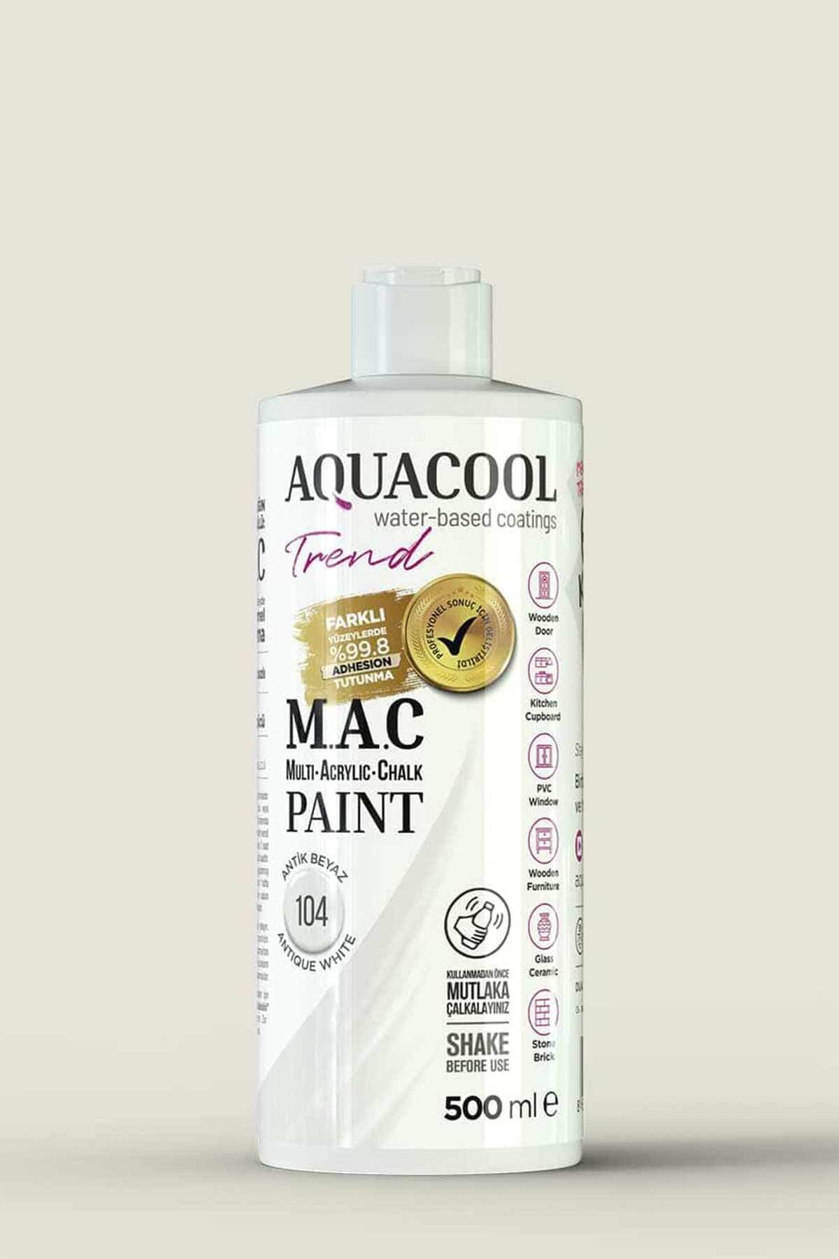 Aquacool Trend M.A.C Su Bazlı Akrilik Hobi Boyası 500 ml.