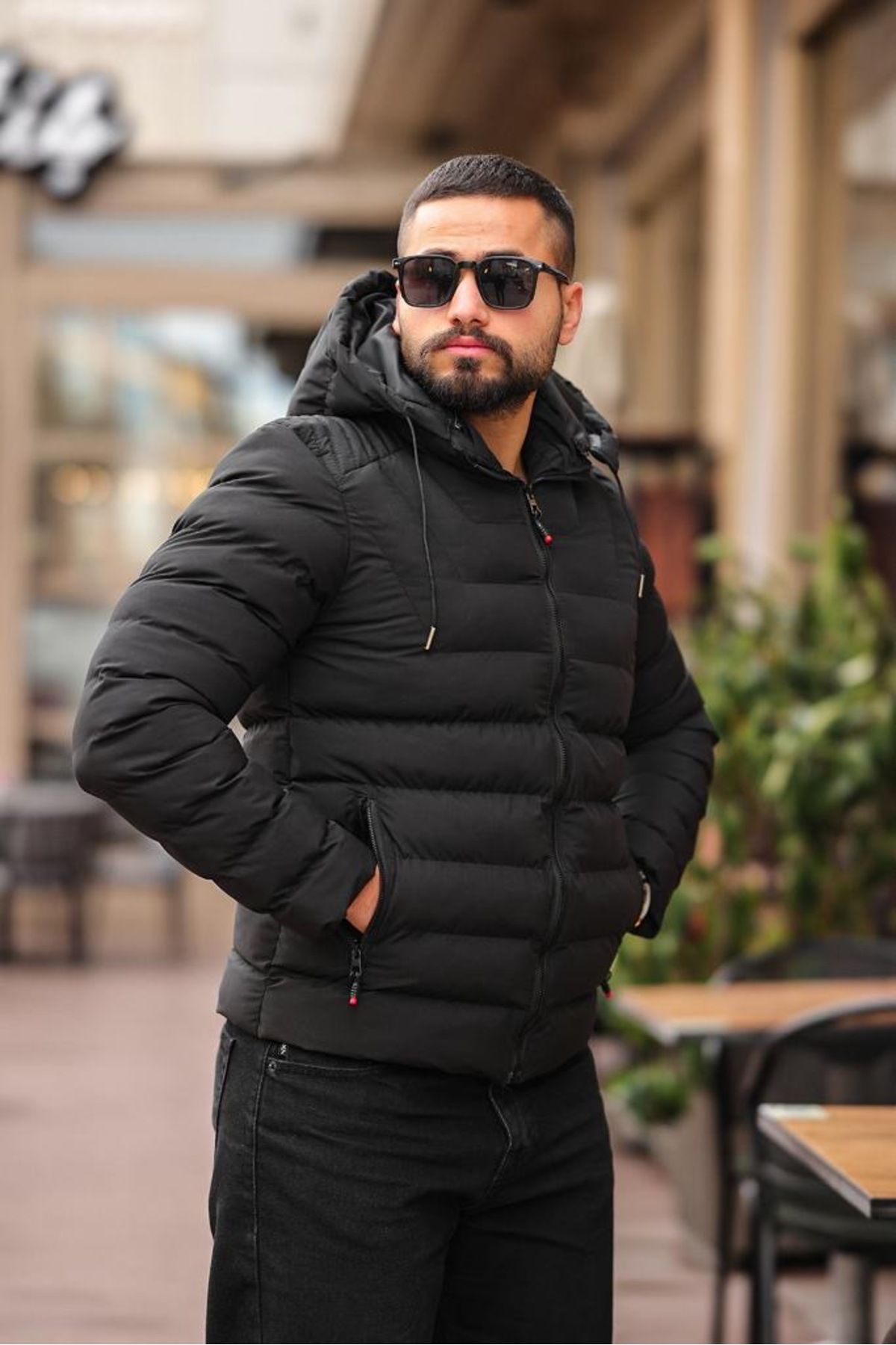 Slim fit winter jacket mens discount