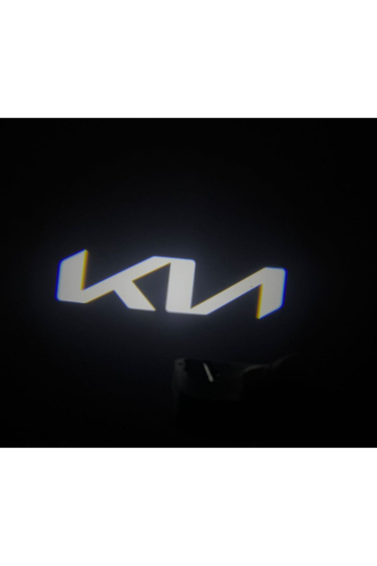 Sistem Led Market Kia Araçlar İçin Mesafe Sensörlü Fotoselli Pilli Yapıştırmalı Kapı Altı Led Logo