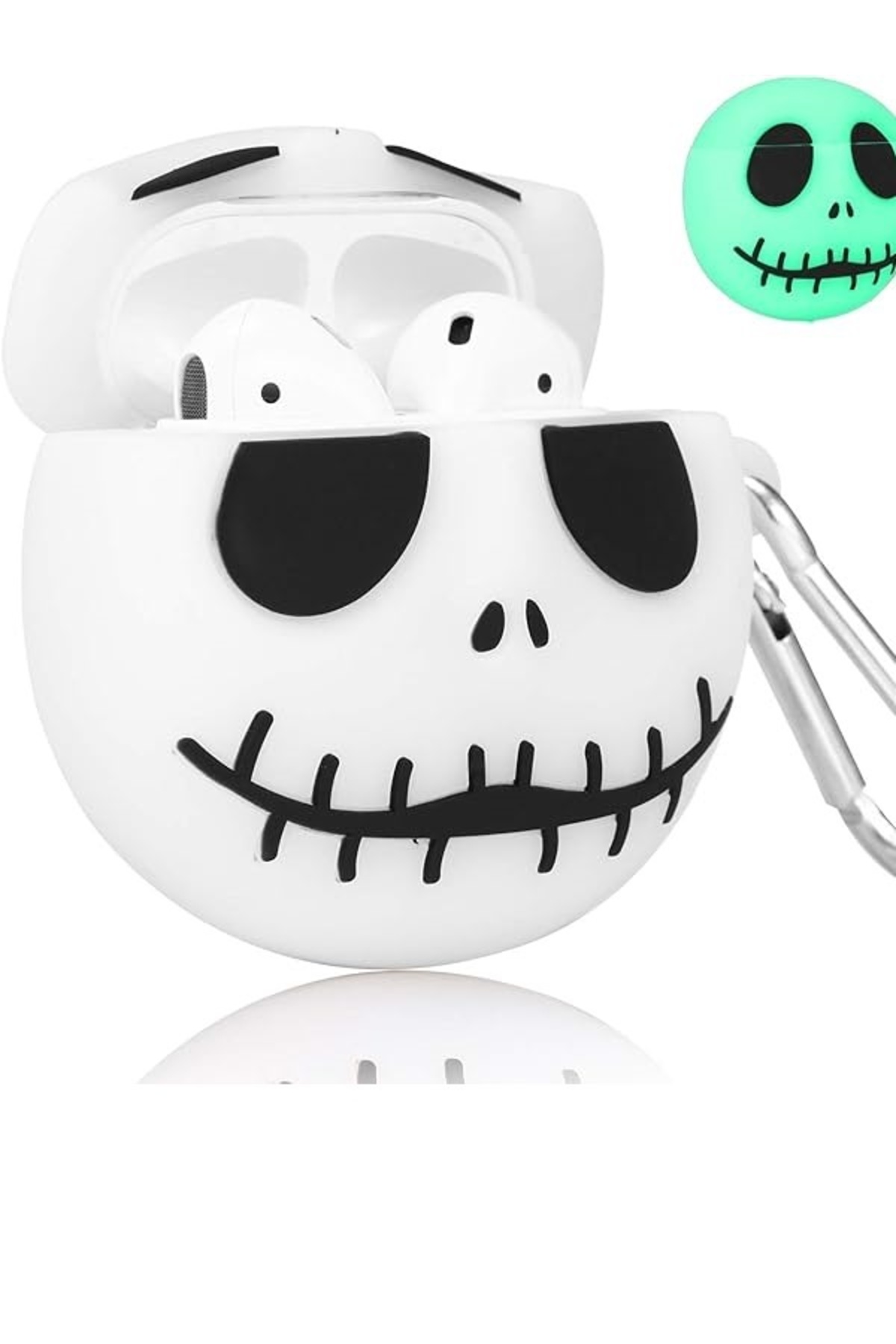 Kafatası Karakter Gece Parlayan 3. Nesil Uyumlu Airpods Kılıf 2