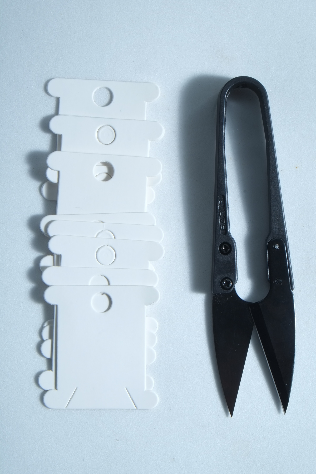 Eskişehir hobi sanat-Thread Scissors Thread Cleaning Scissors Stylish Stylish Scissors and 10 Thread Wrapping Cards 8