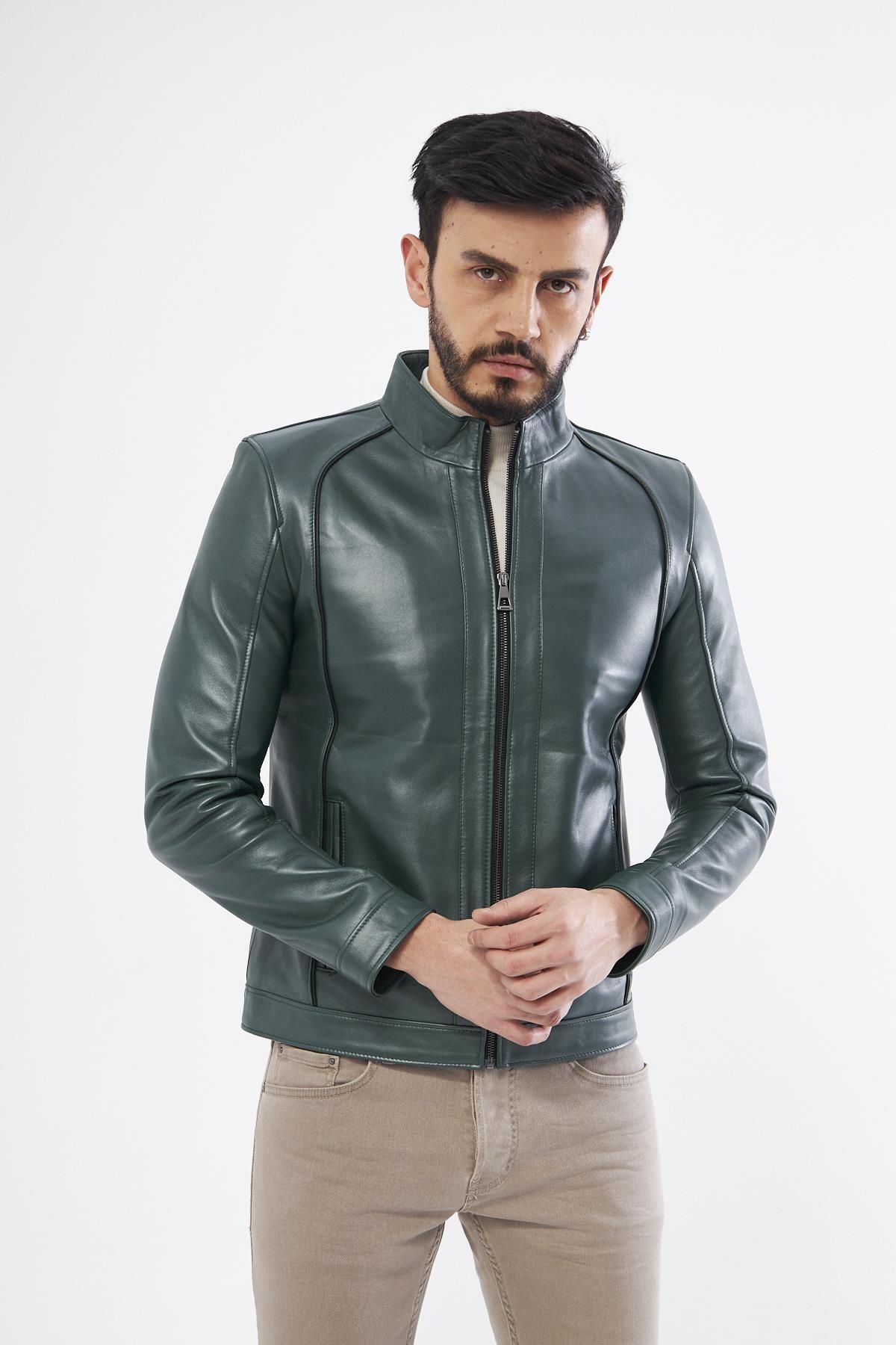 کاپشن چرم دری نس der198