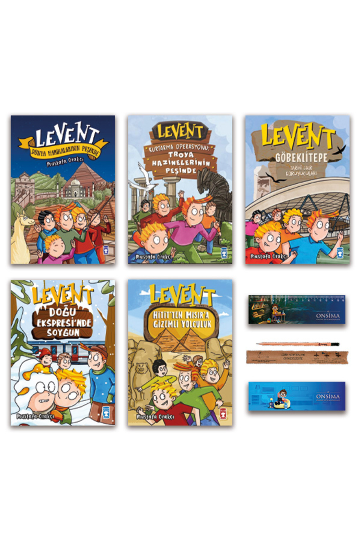 Timaş Çocuk Levent Serisi Set 5 Kitap - Doğu Ekspresinde Soygun ...