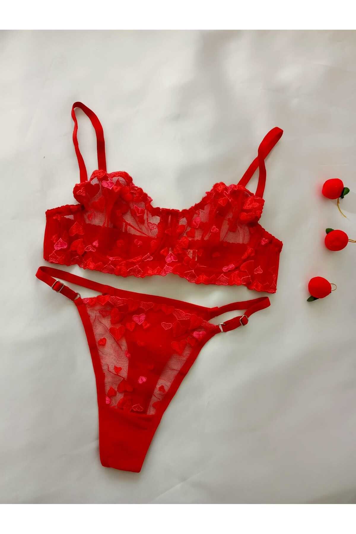 Lingerie Set Red -  Canada