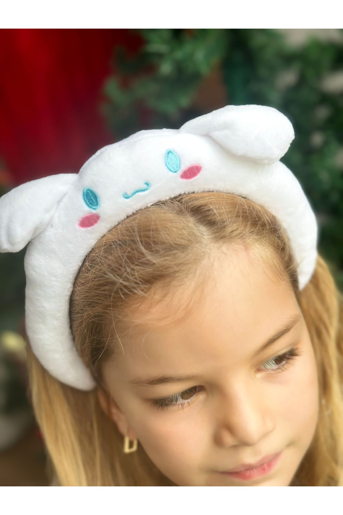 İthal sevimli Hello kitty kuromi beyaz tavşan kadife peluş taç çocuk yetişkin tacı cinnamaroll 2
