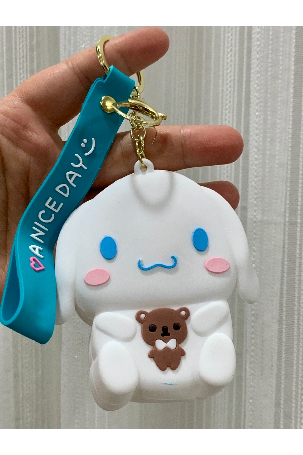 Meyra Accessories 1 Adetsevimli Silikon Popitli Mini Cüzdanlı Araba Çanta Süsü Anahtarlık fotoğrafı 5 (önizleme)