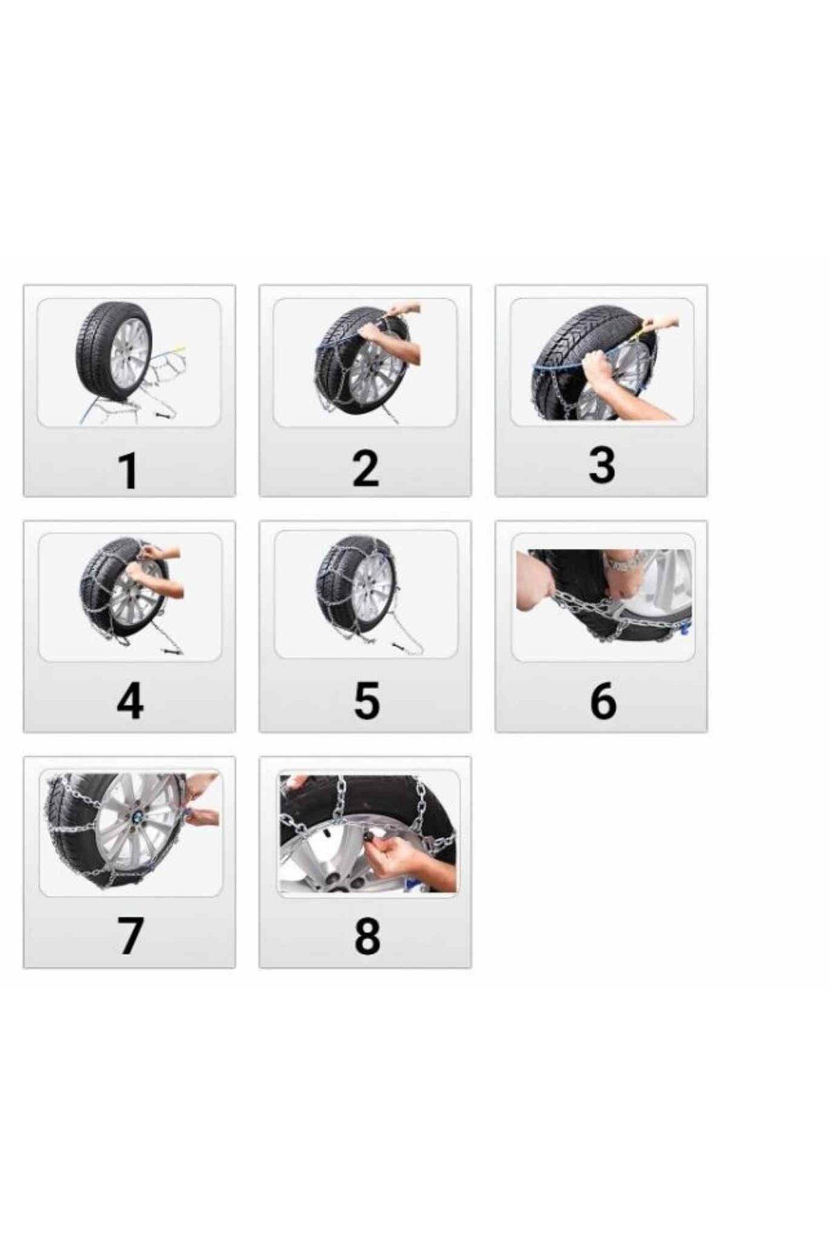 HasbeeParts-Mefatech 175/75x16 Snow Skid Chain 4X4 Compatible with Jeep and Minibuses No:900 2
