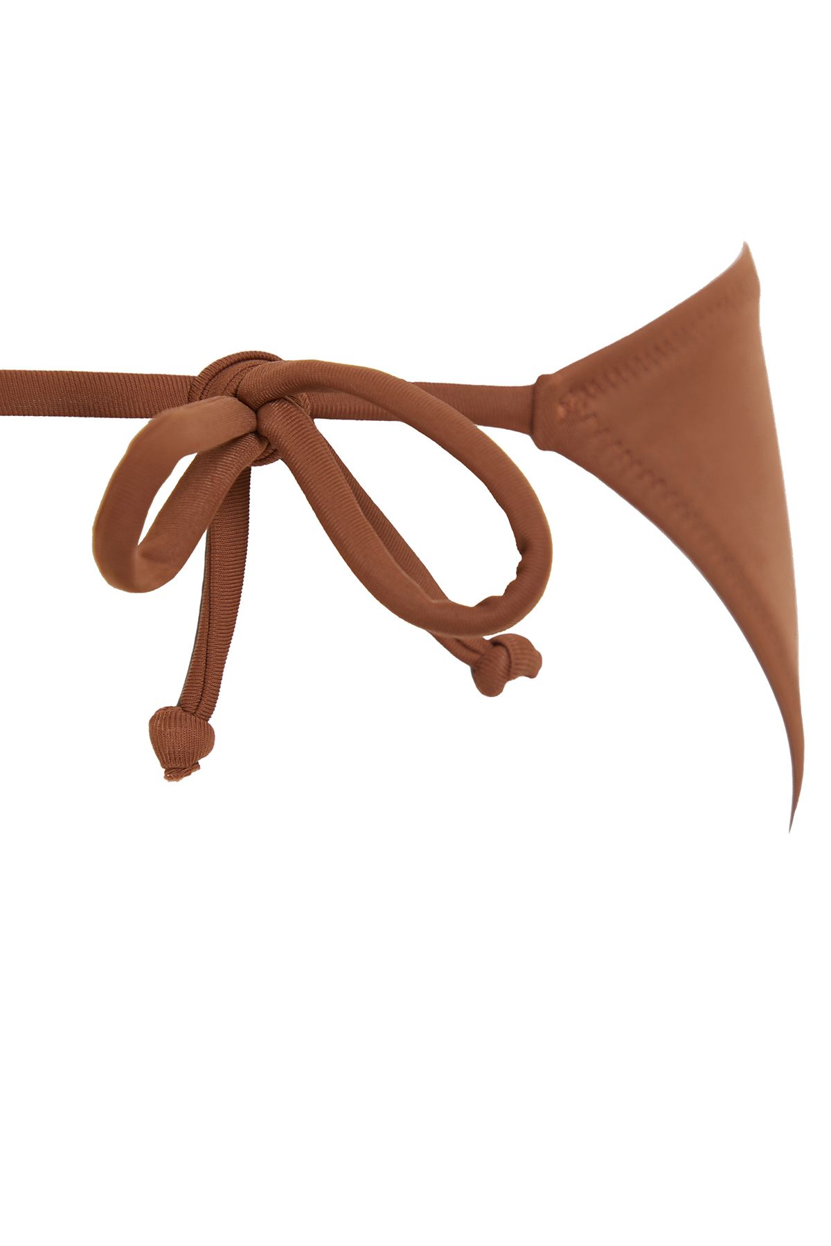 Trendyol Collection-Brazilian Brown Bikini Bottom - Tie-Up Tbess23Ba00052 7