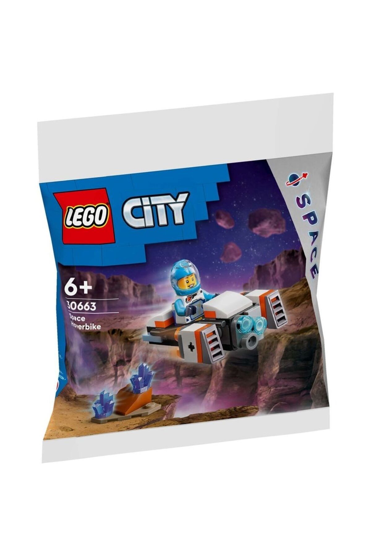 Полиэтиленовый пакет LEGO City 30663 «Космический ховербайк» (46 предметов) TYC6P7UEAN170447245302577