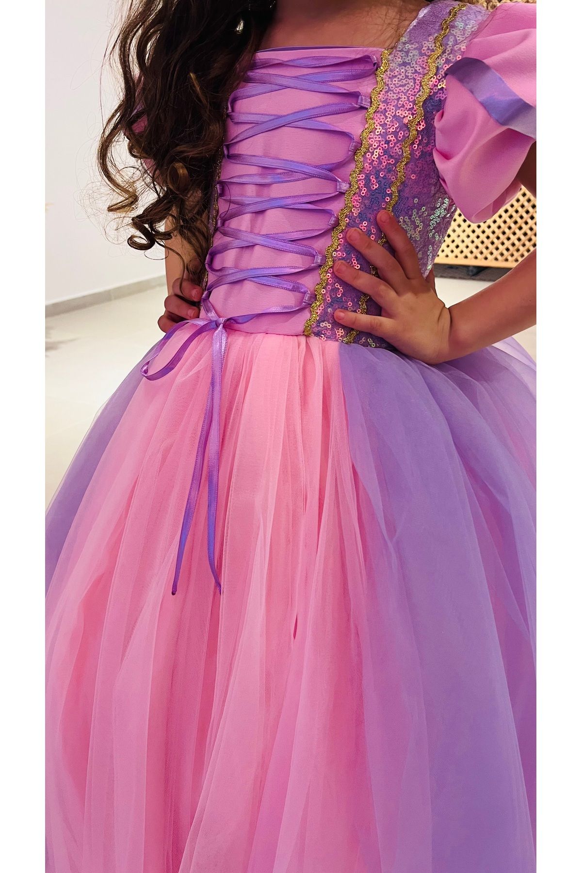krabutikbursa Rapunzel Costume Girl s Rapunzel Costume Trendyol