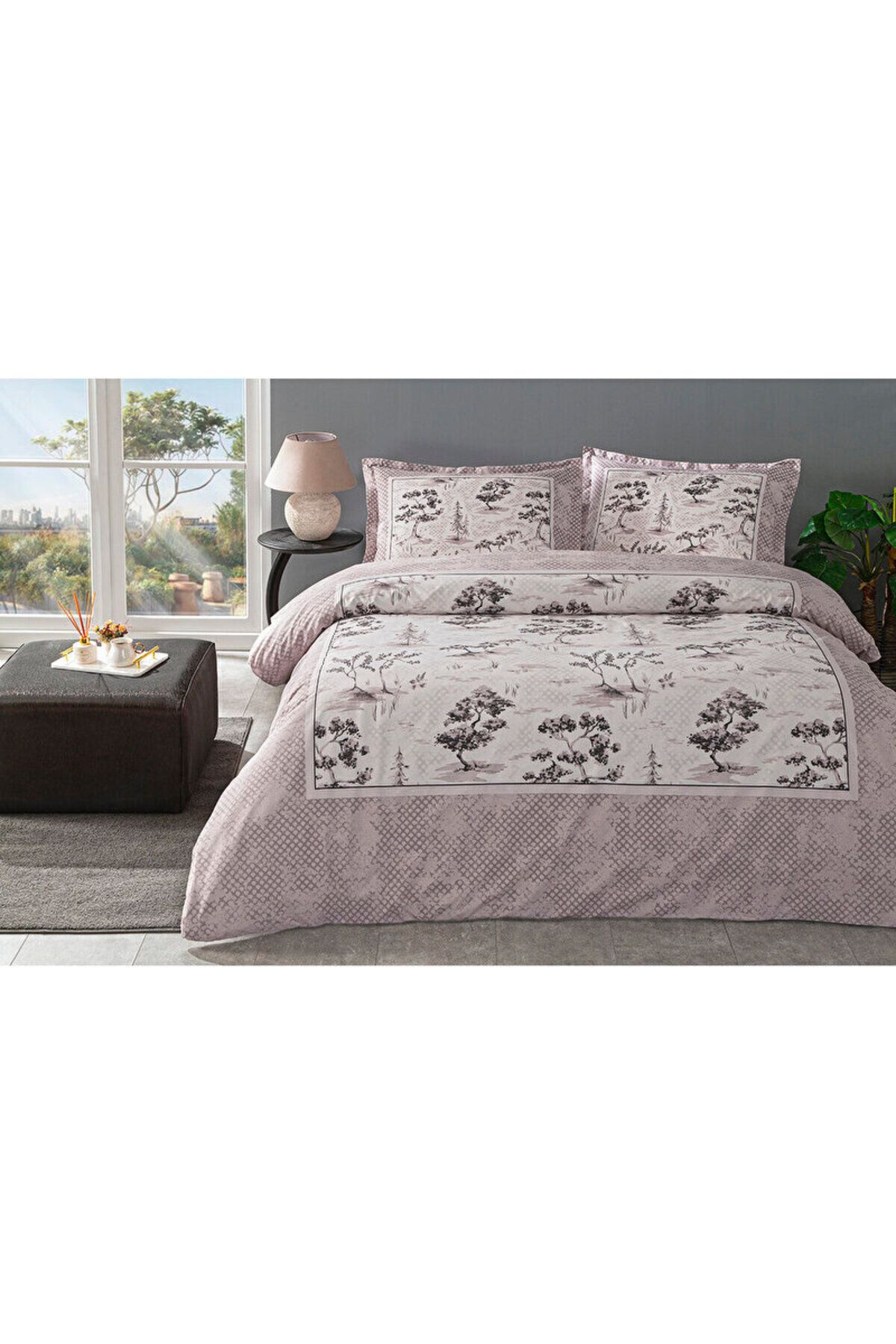 Double, Toile-de-Jouy Duvet Cover