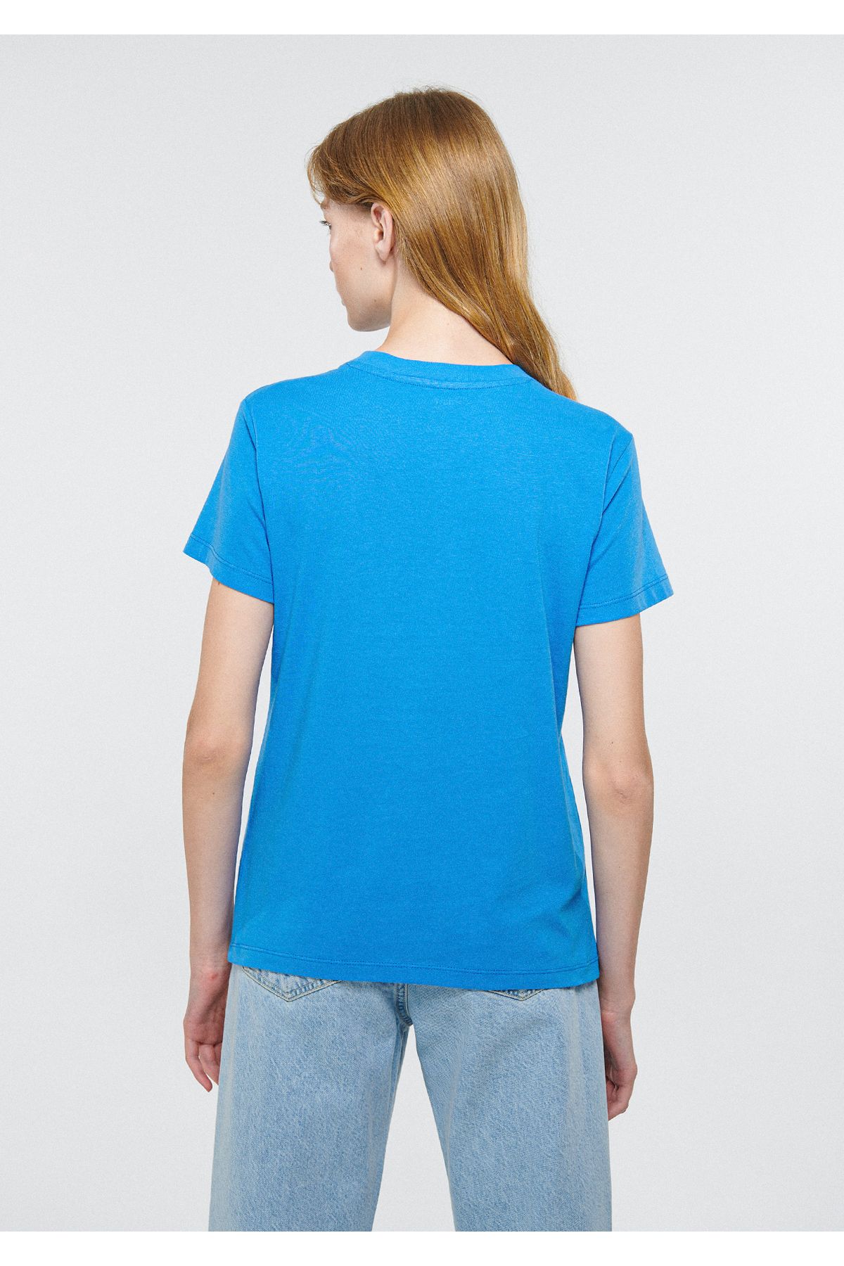 Mavi تی شرت چاپ شده موج Slim Fit / برش باریک 1611449-70858