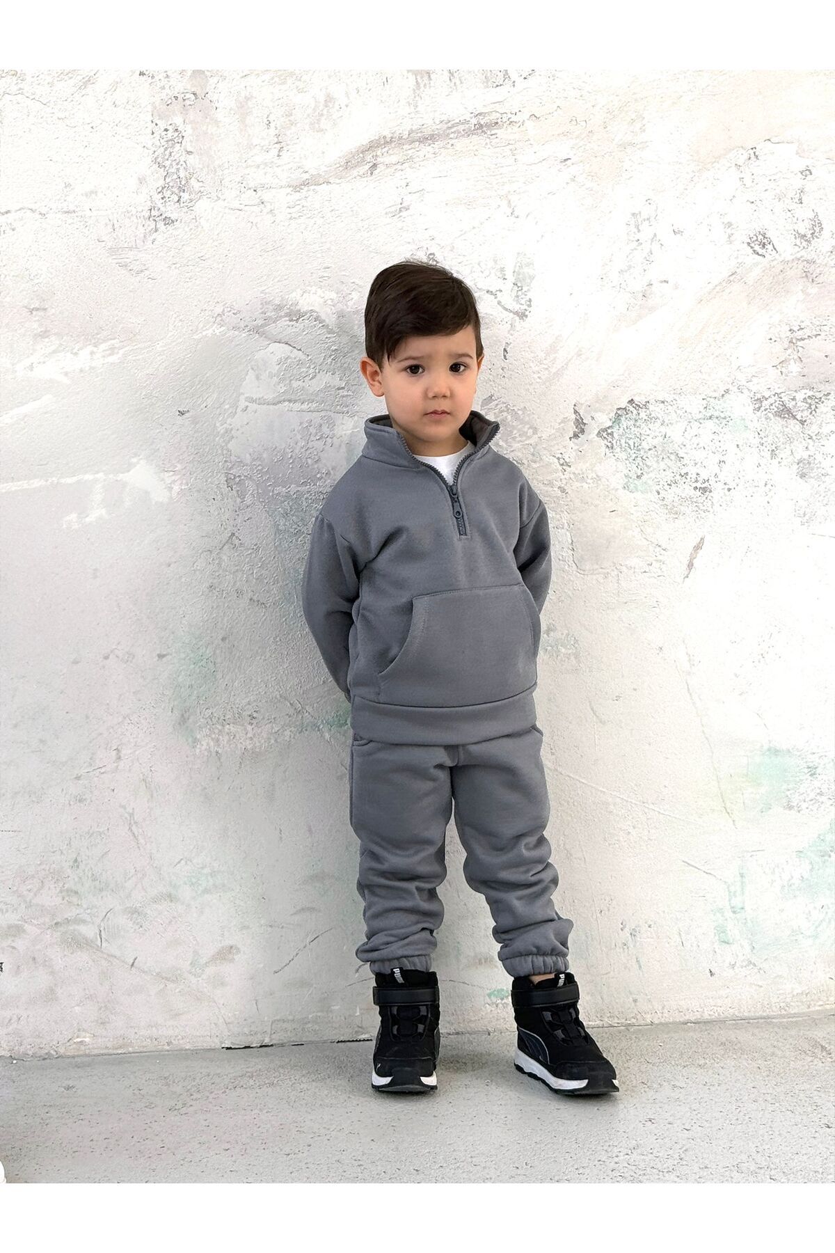 Baby ribbed tracksuit best sale