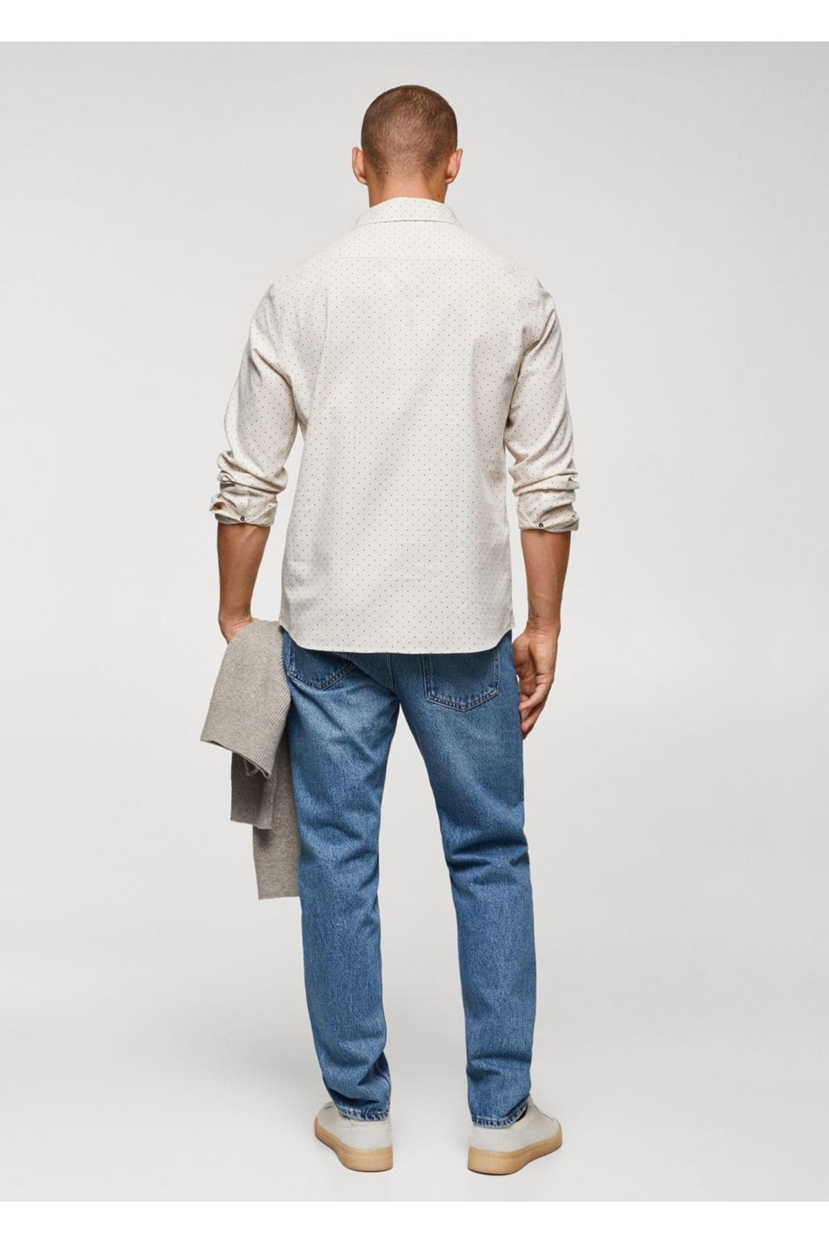 پیراهن مردانه مانگو | 57085950 MANGO Man - Image 4